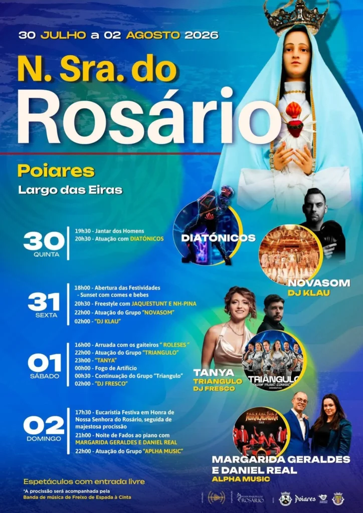 Festas de Poiares, Freixo de Espada á Cinta (Senhora do Rosário) 2026
