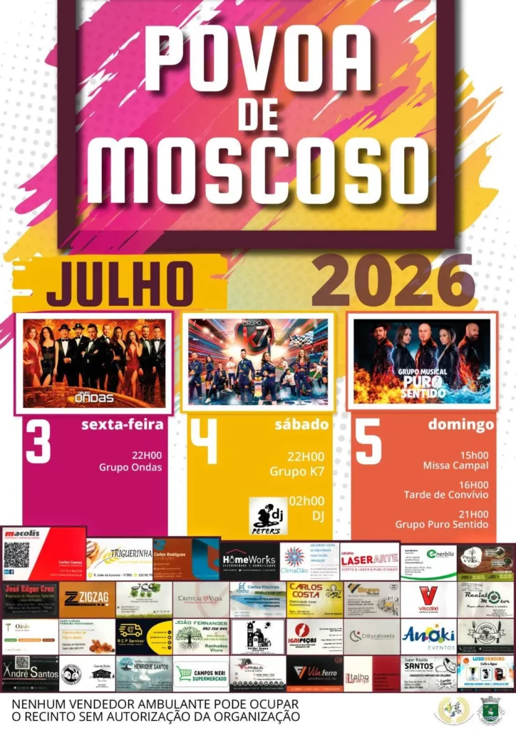 Festas de Póvoa de Moscoso 2026