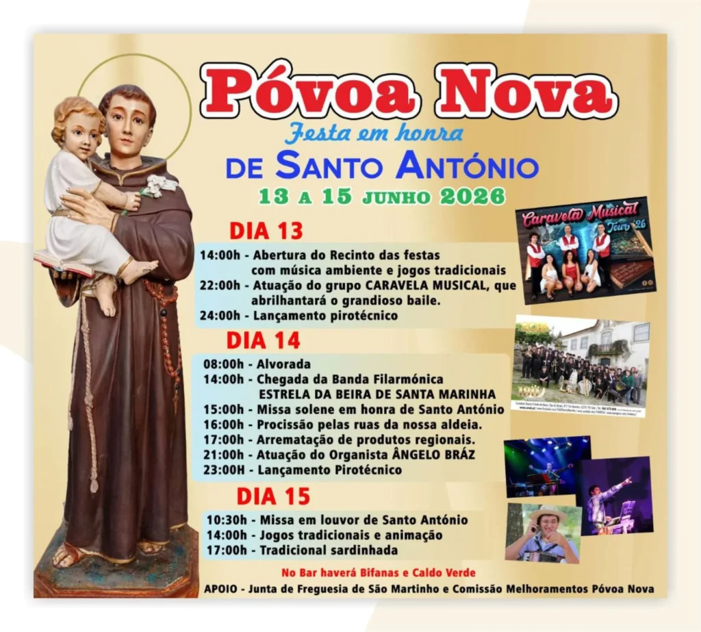 Festas da Póvoa Nova (Santo António) 2026