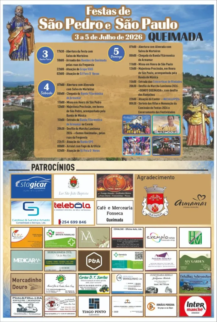 Festas de Queimada (São Pedro) 2026