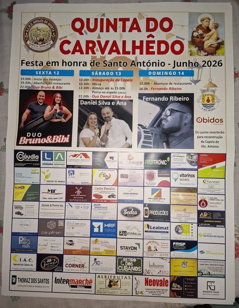 Festas da Quinta do Carvalhêdo (São João) 2026