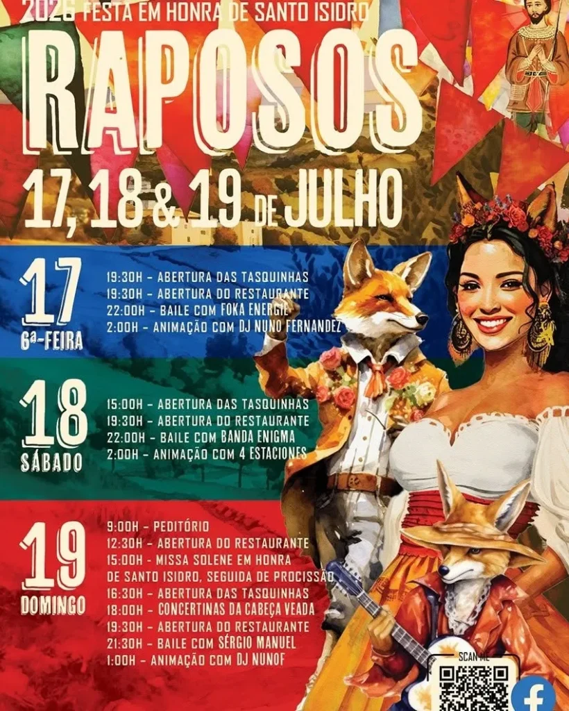 Festas de Raposos (Santo Isidro) 2026