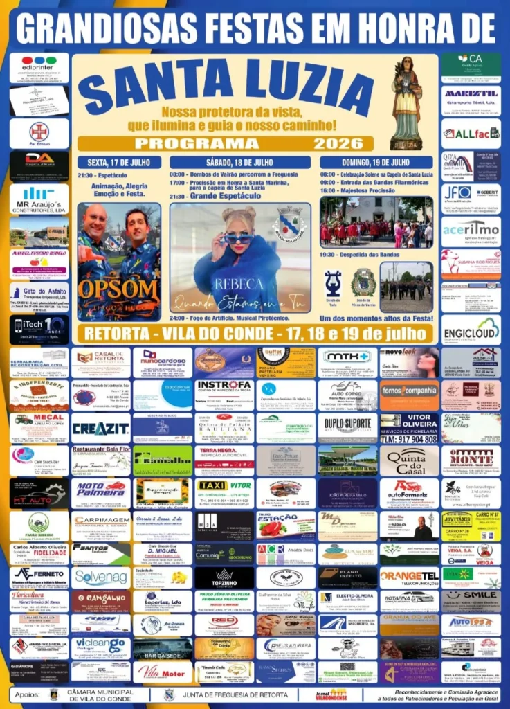 Festas da Retorta (Santa Luzia) 2026
