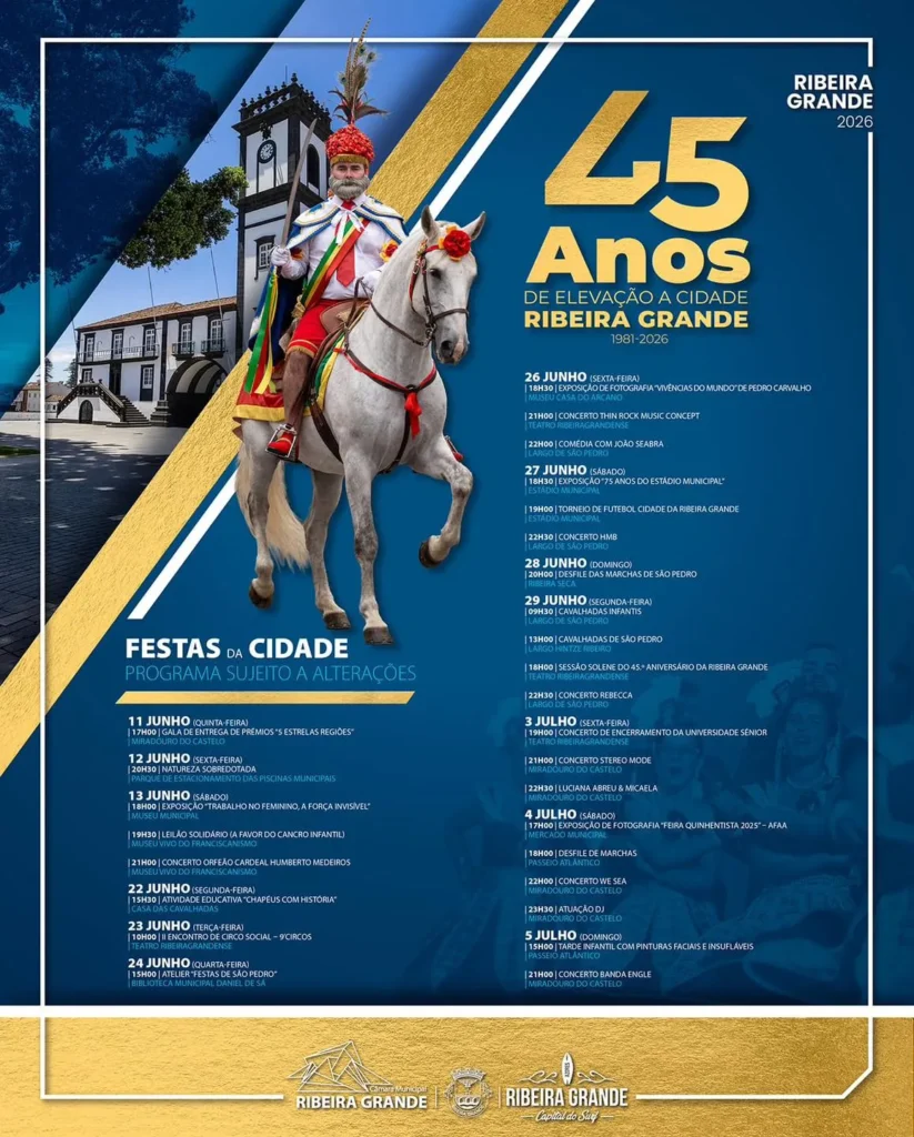 Festas da Ribeira Grande 2026