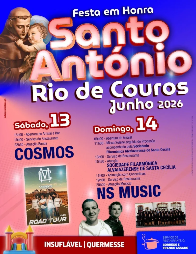 Festas de Rio de Couros (Santo António) 2026