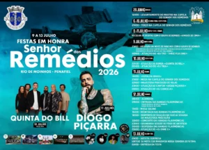 Festas de Rio de Moinhos, Penafiel (Senhor dos Remédios) 2026