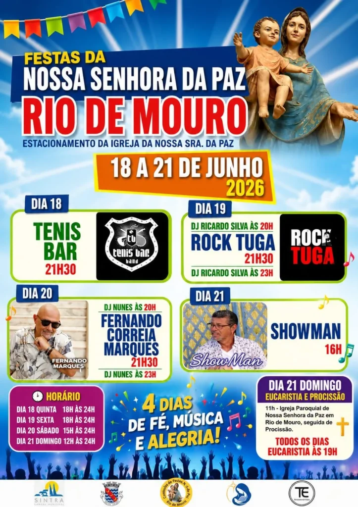 Festas de Rio de Mouro (Senhora da Paz) 2026