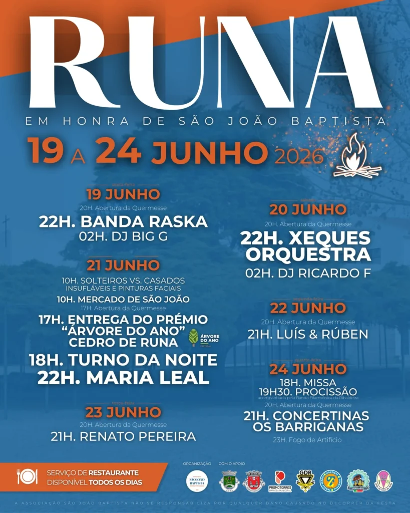 Festas de Runa (São João) 2026
