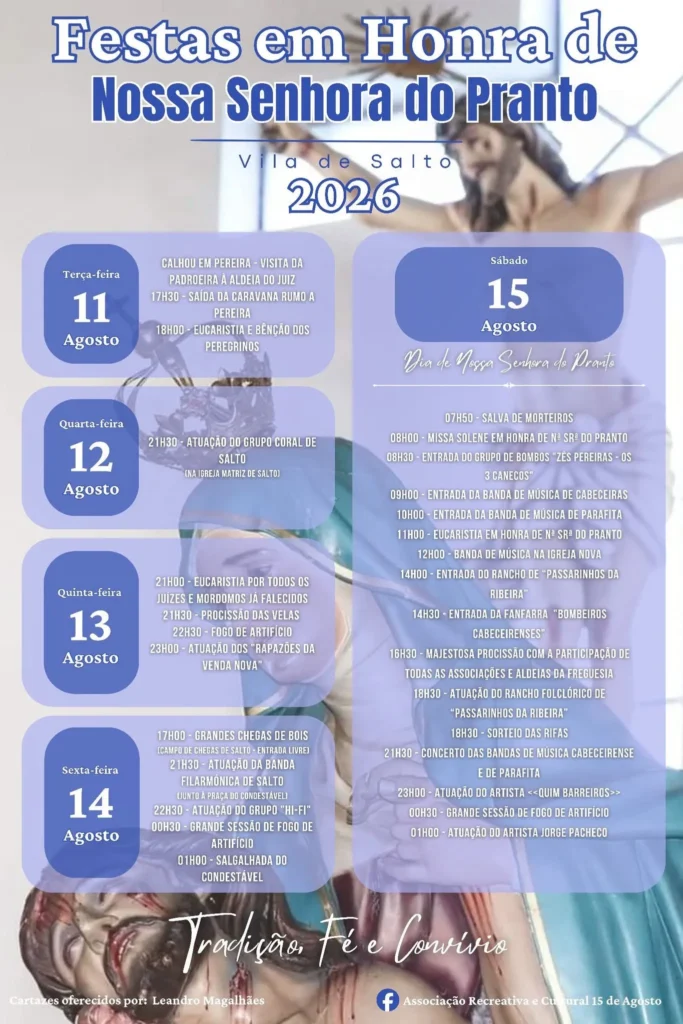 Festas da Vila de Salto (Senhora do Pranto) 2026