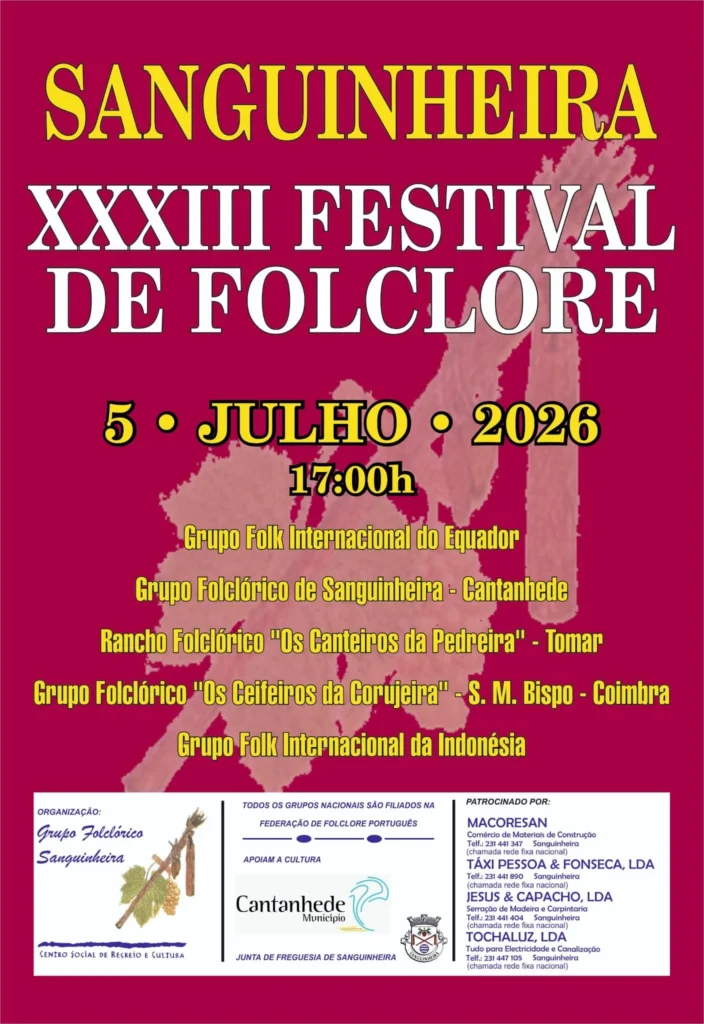 Festival de Folclore de Sanguinheira 2026