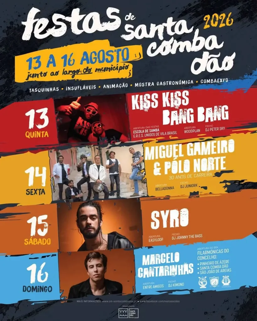 Festas de Santa Comba Dão 2026