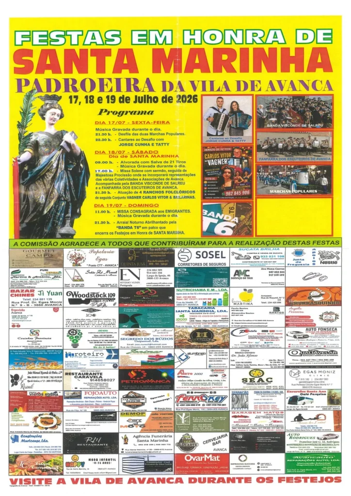 Festas da Vila de Avanca (Santa Marinha) 2026
