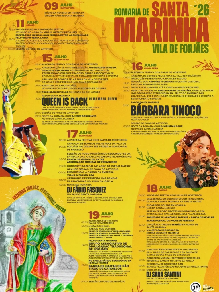 Festas de Forjães (Santa Marinha) 2026
