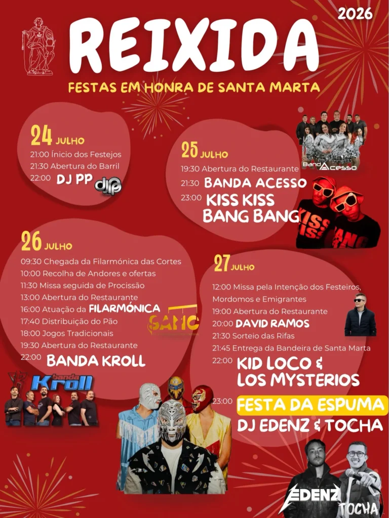 Festas de Reixida (Santa Marta) 2026
