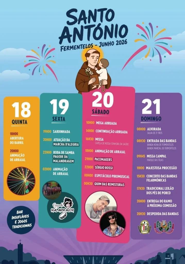 Festas de Fermentelos (Santo António) 2026