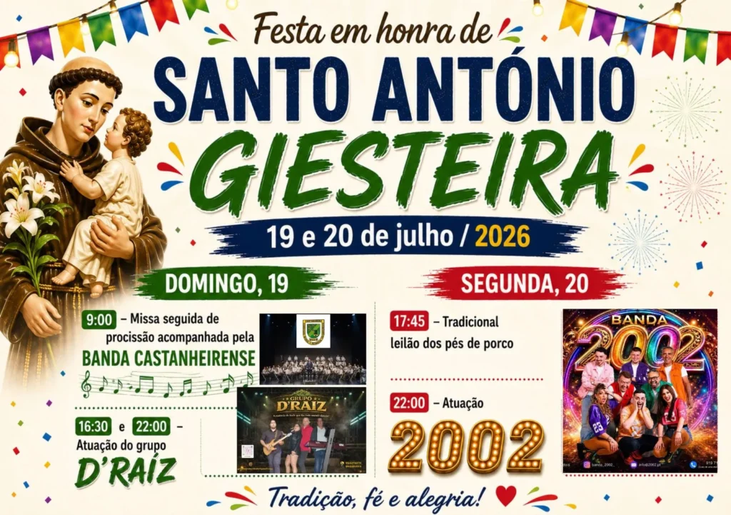 Festas de Giesteira (Santo António) 2026
