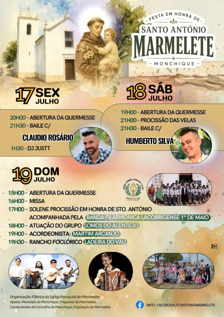 Festas de Marmelete (Santo António) 2026