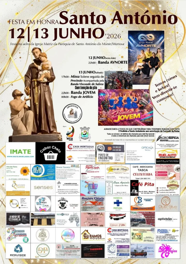 Festas de Monte, Murtosa (Santo António) 2026
