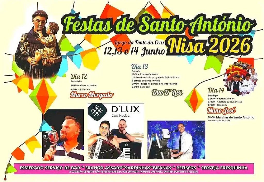 Festas de Nisa (Santo António) 2026