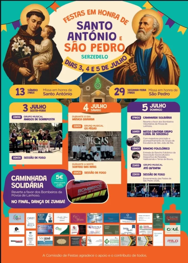 Festas de Serzedelo (Santo António) 2026