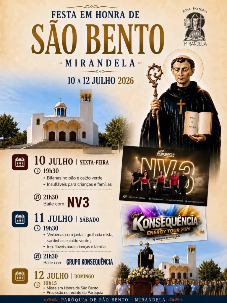 Festas de Mirandela (São Bento) 2026