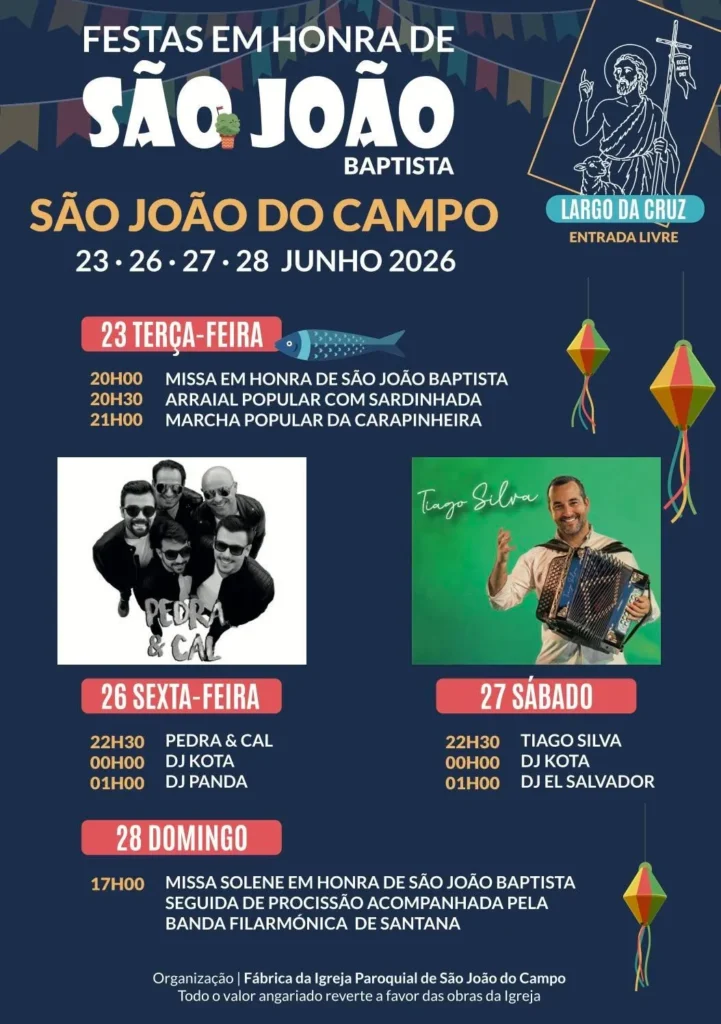 Festas de São João do Campo 2026