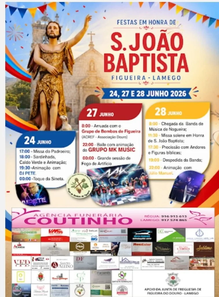 Festas de Figueira, Lamego (São João) 2026