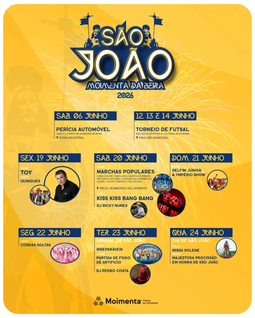 Festas de Moimenta da Beira (São João) 2026