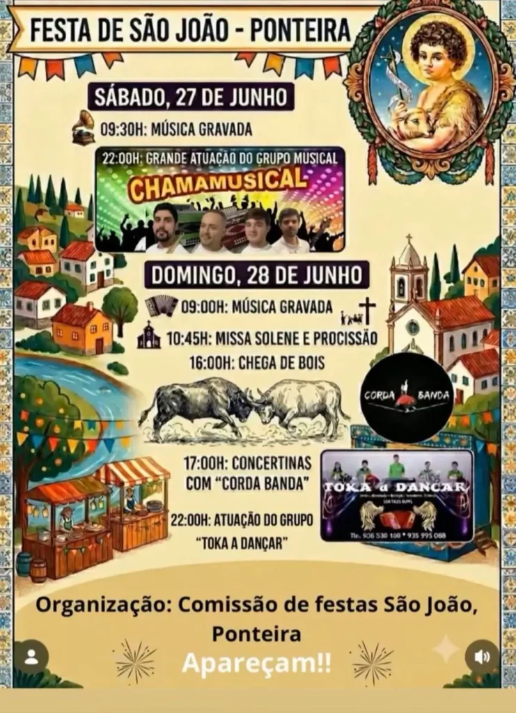 Festas de Ponteira (São João) 2026