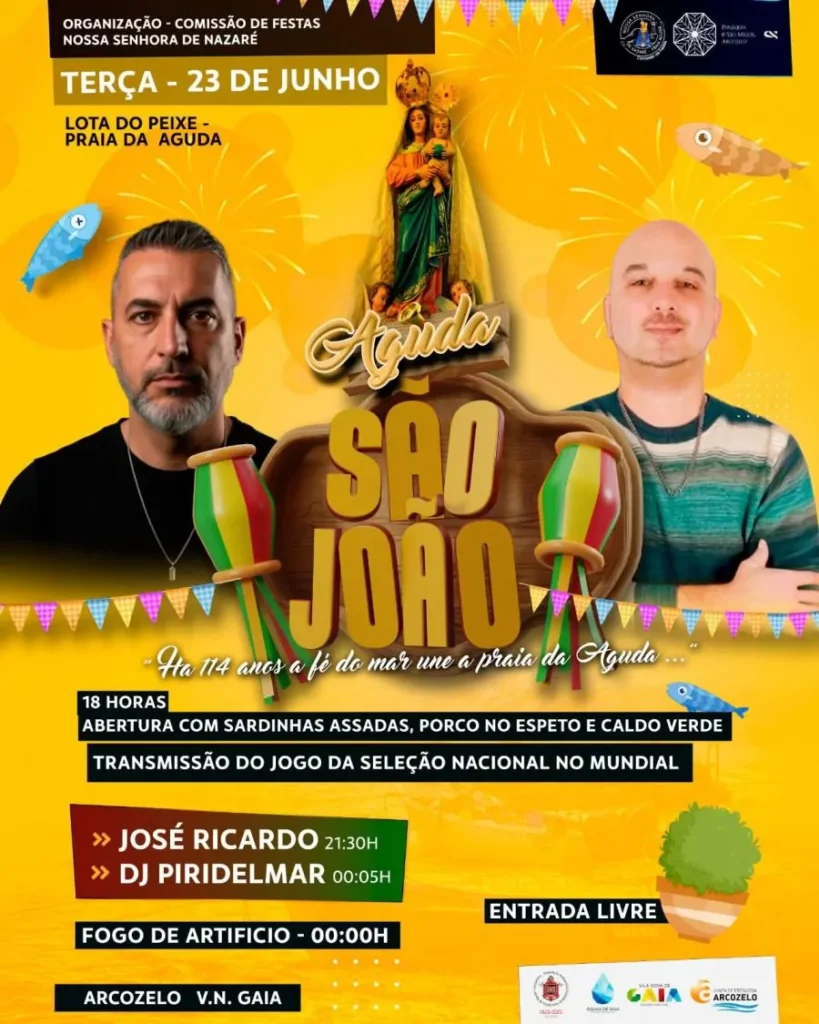Festas de Praia da Aguda (São João) 2026