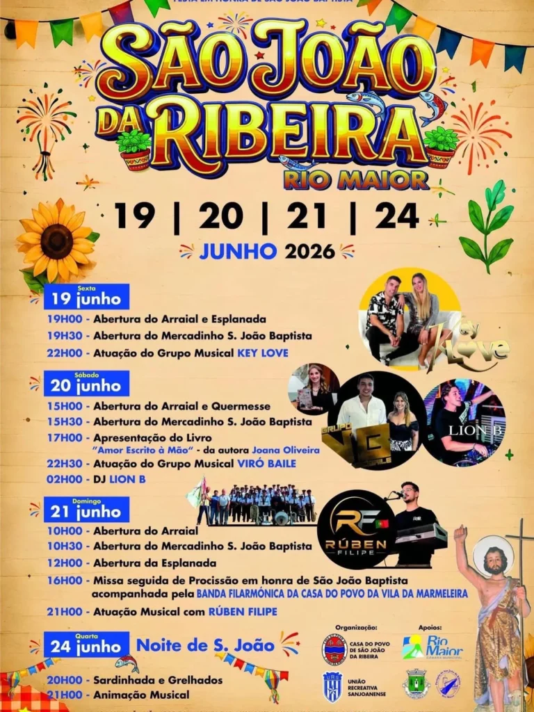 Festas de Rio Maior (São João) 2026