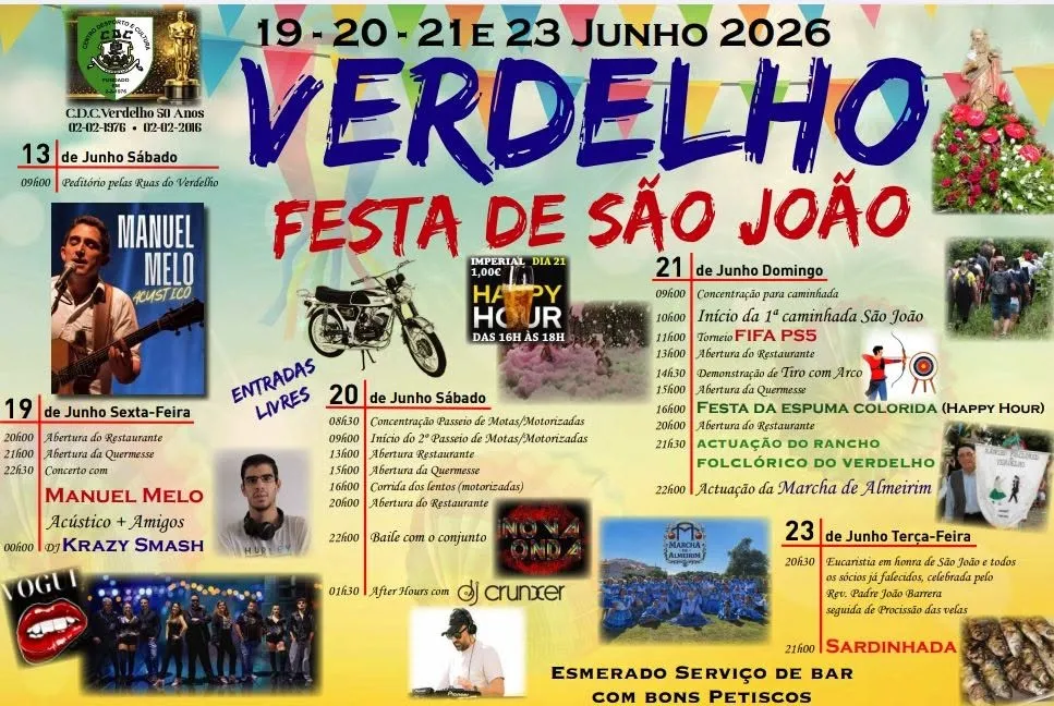 Festas de Verdelho (São João) 2026