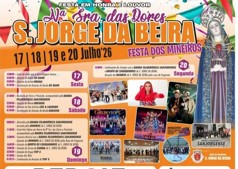Festas de São Jorge da Beira (Senhora das Dores) 2026