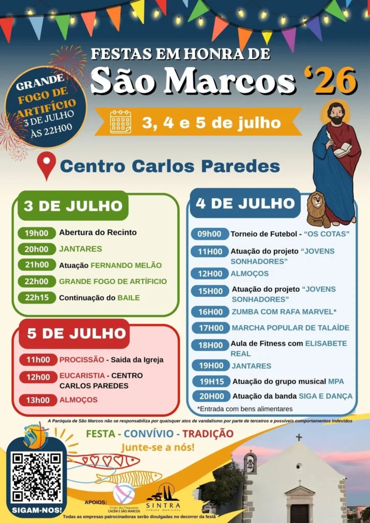 Festas de São Marcos, Sintra 2026