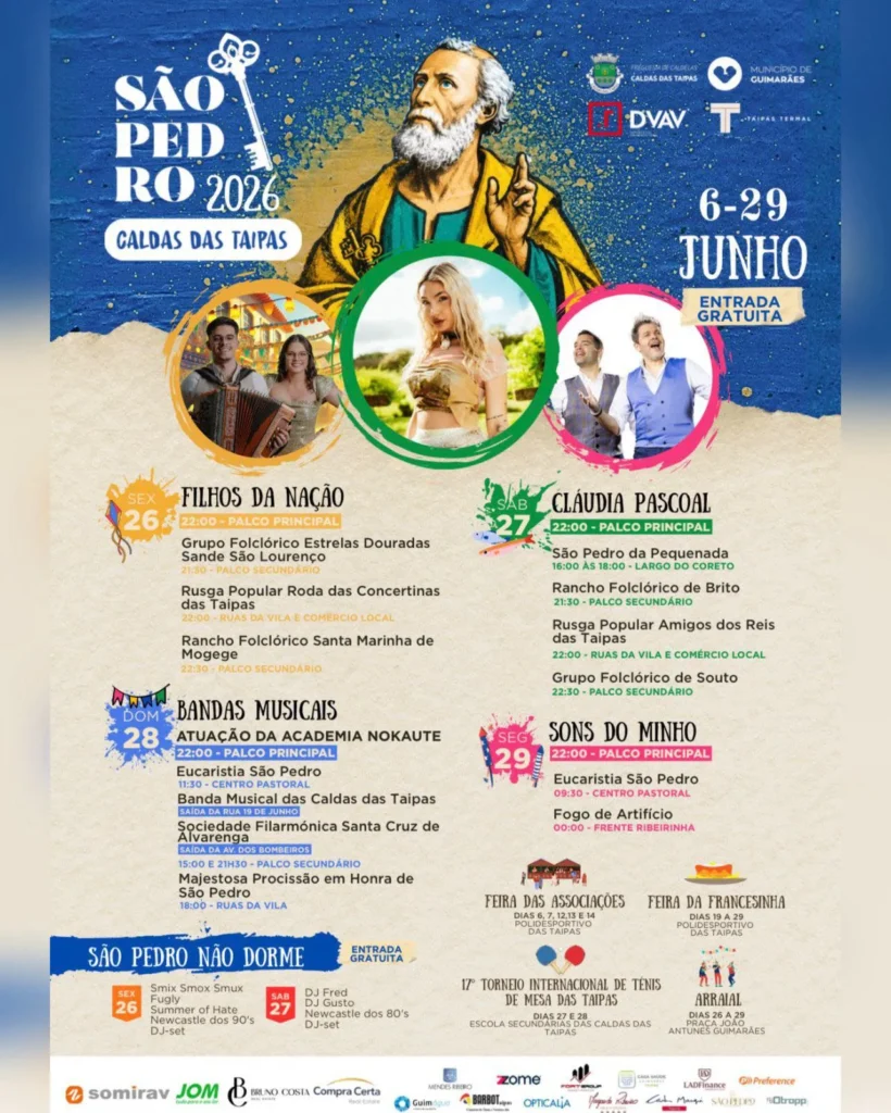 Festas das Caldas das Taipas (São Pedro) 2026