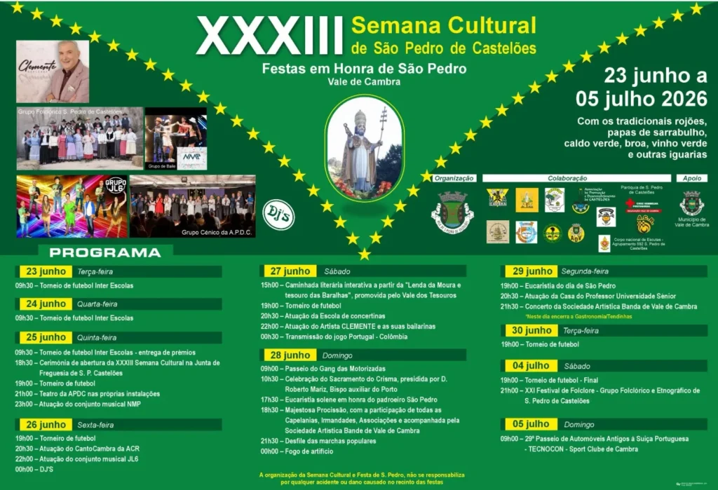 Festas de São Pedro de Castelões 2026