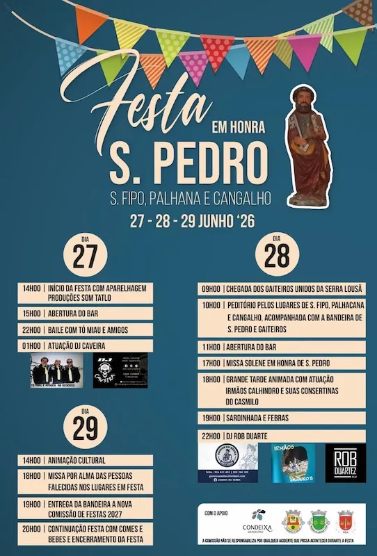 Festas de Condeixa (São Pedro) 2026