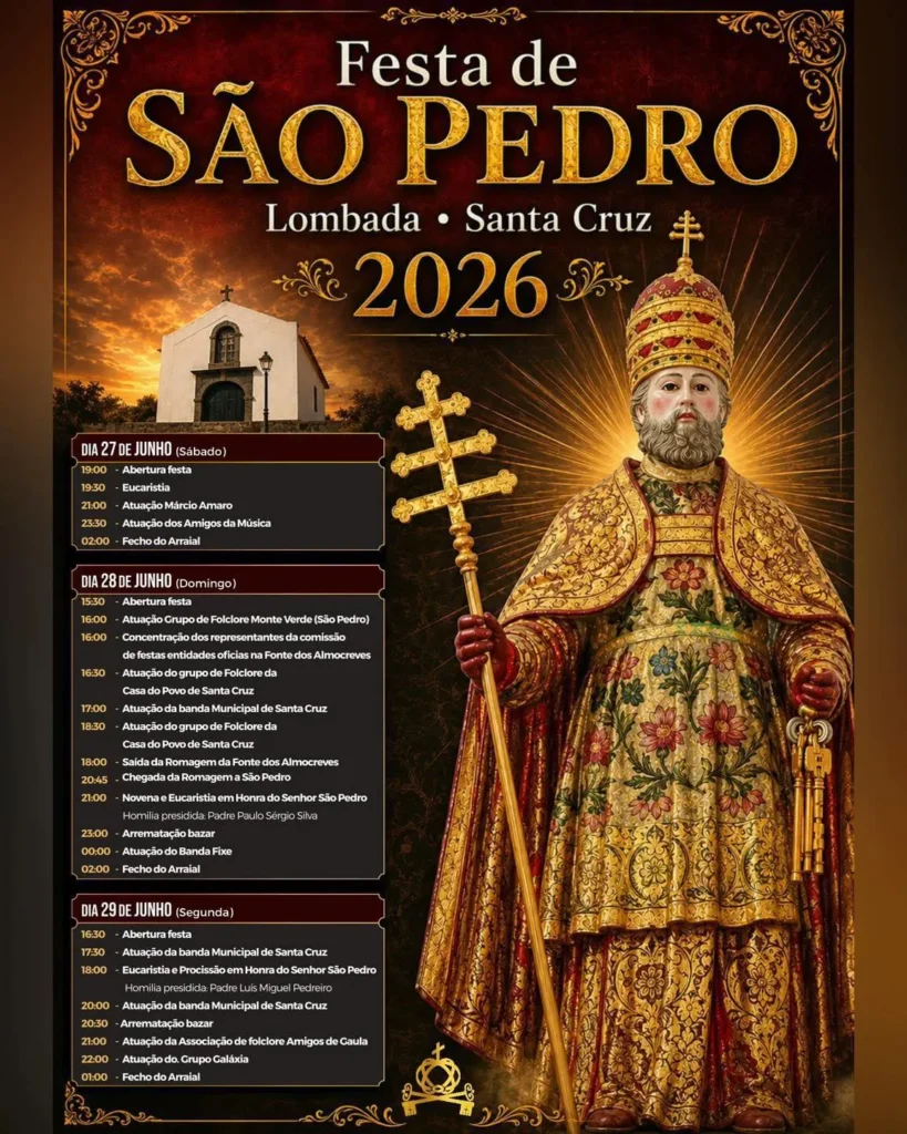 Festas de Lombada, Santa Cruz (São Pedro) 2026