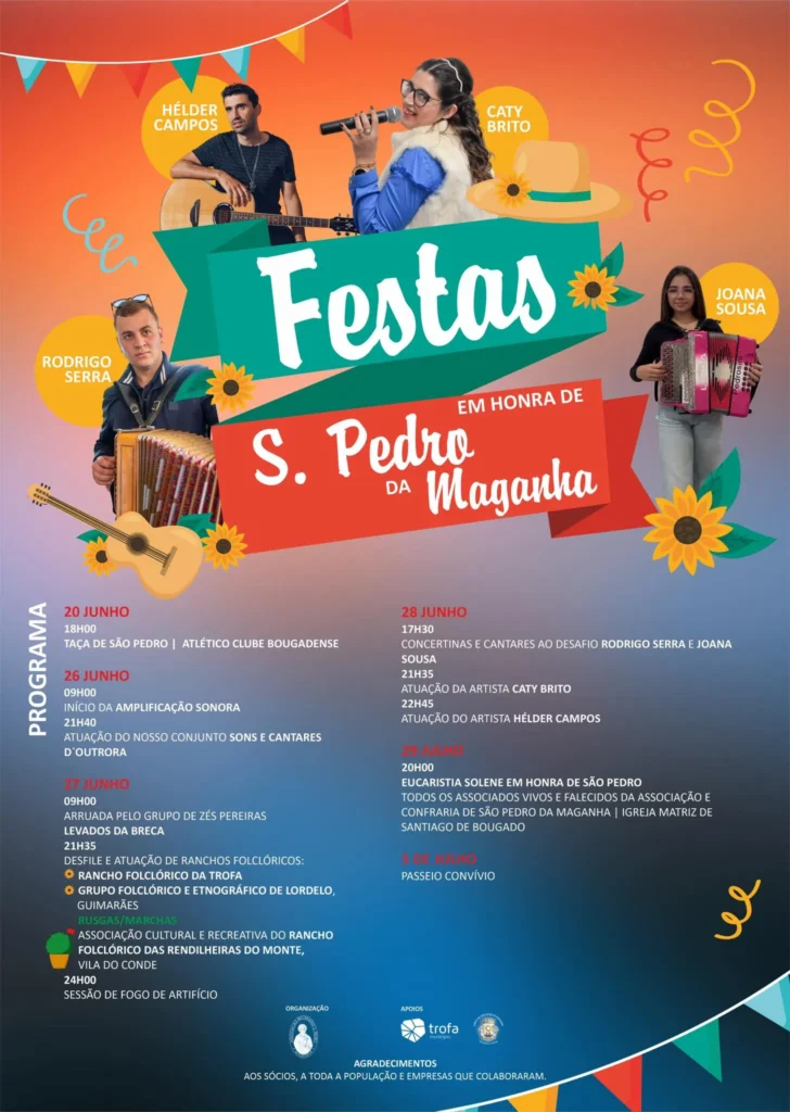 Festas de São Pedro da Maganha 2026