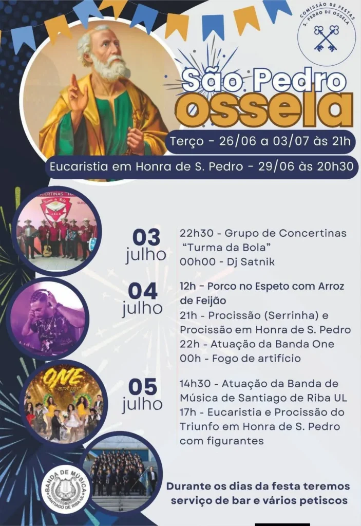 Festas de Ossela (São Pedro) 2026