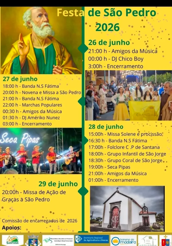 Festas de Santana, Madeira (São Pedro) 2026