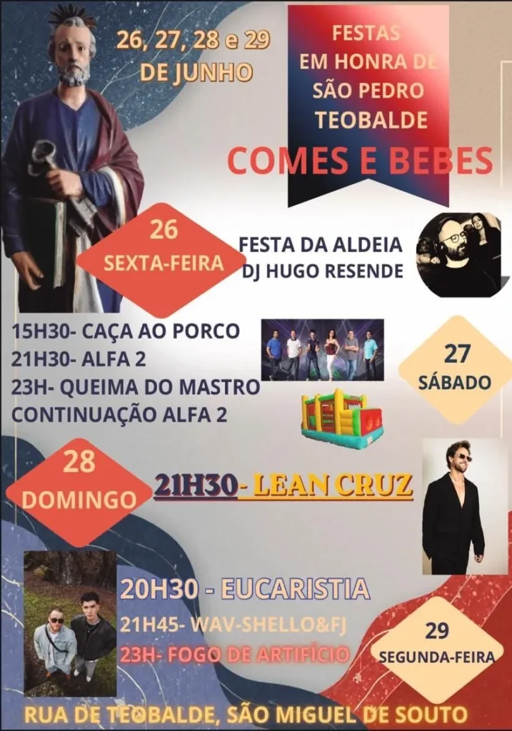 Festas de São Miguel de Souto (São Pedro) 2026