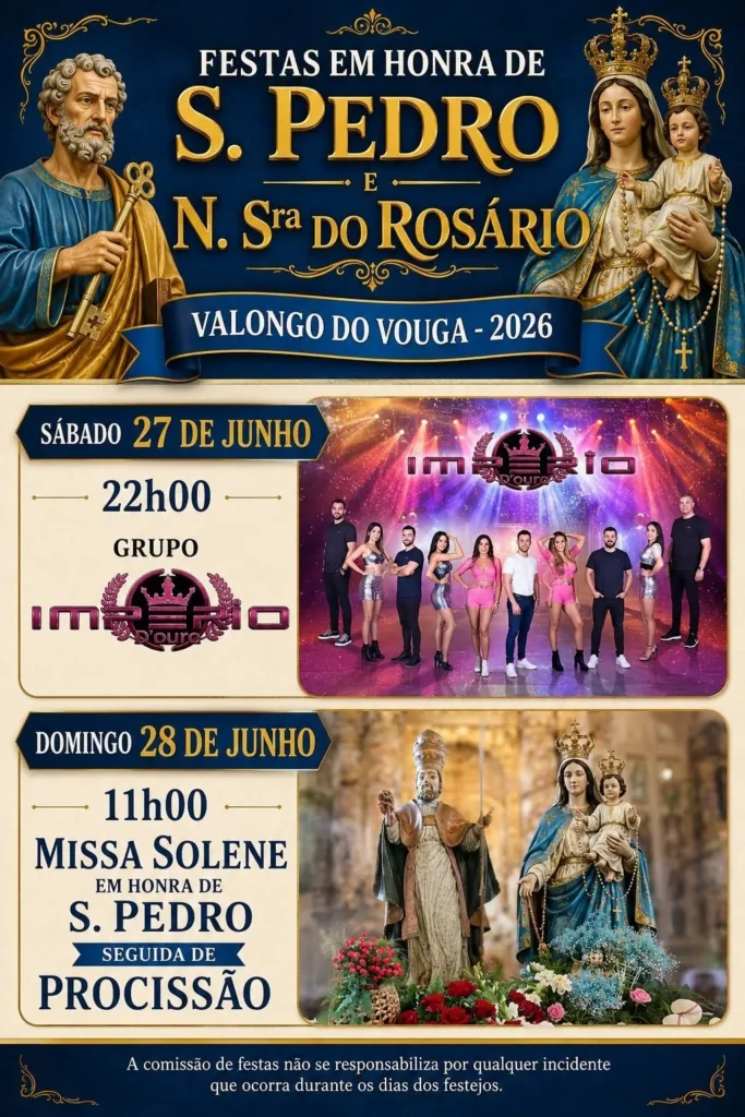 Festas de Valongo do Vouga (São Pedro) 2026