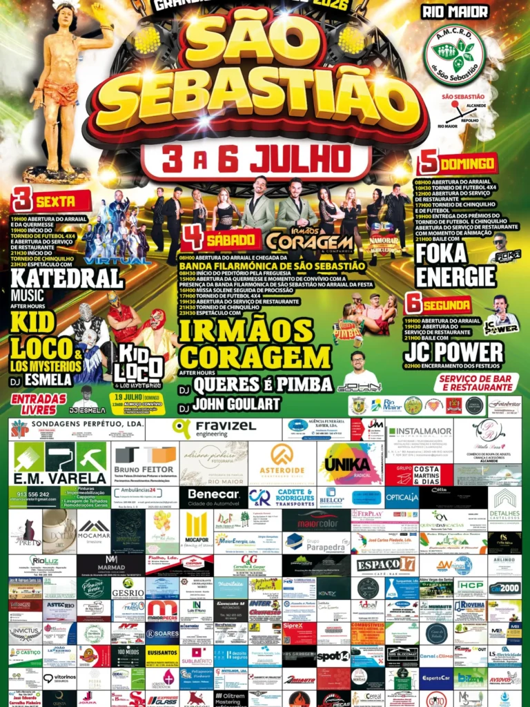 Festas de São Sebastião, Rio Maior 2026