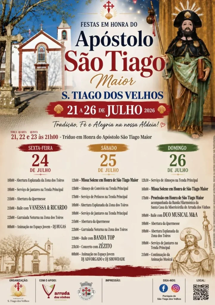 Festas de São Tiago dos Velhos 2026