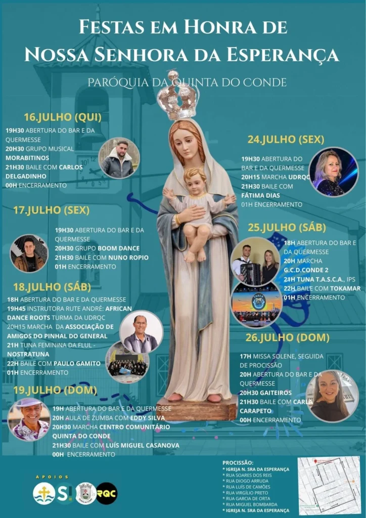 Festas da Quinta do Conde (Senhora da Esperança) 2026