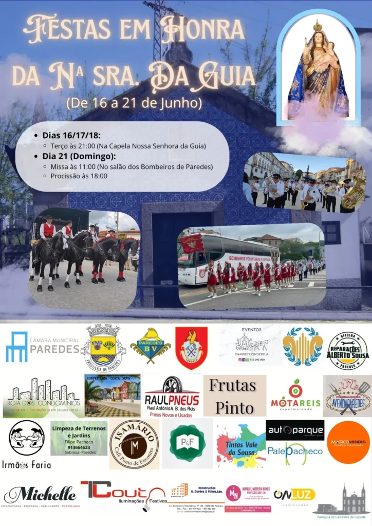 Festas de Paredes (Senhora da Guia) 2026