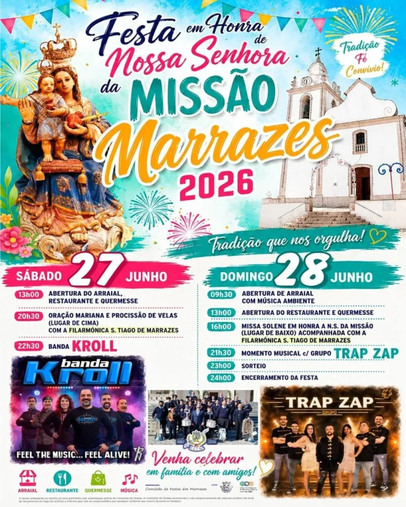 Festas de Marrazes (Senhora da Missão) 2026