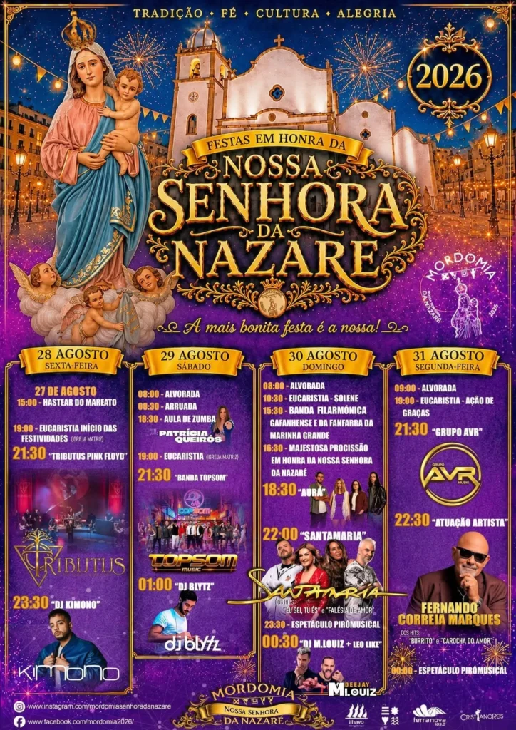 Festas de Gafanha da Nazaré (Senhora da Nazaré) 2026
