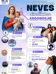 Festas de Argoncilhe, Santa Maria da Feira (Senhora das Neves) 2026